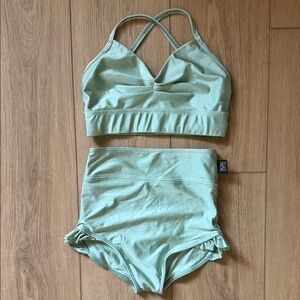 Tiger Friday mint green set